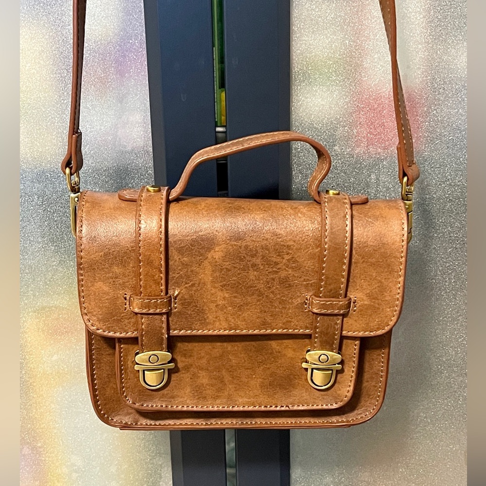 Brandy Melville Cow Leather Handbag